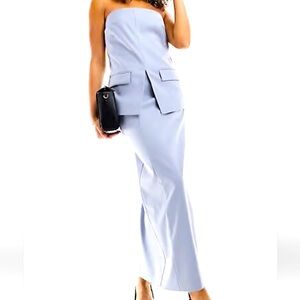 ASOS Light Blue Skirt Set